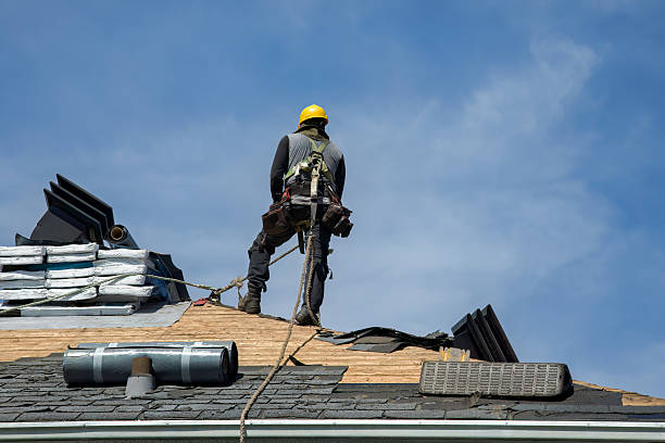 Professional Roofing technician working in Liberty Corner, NJ